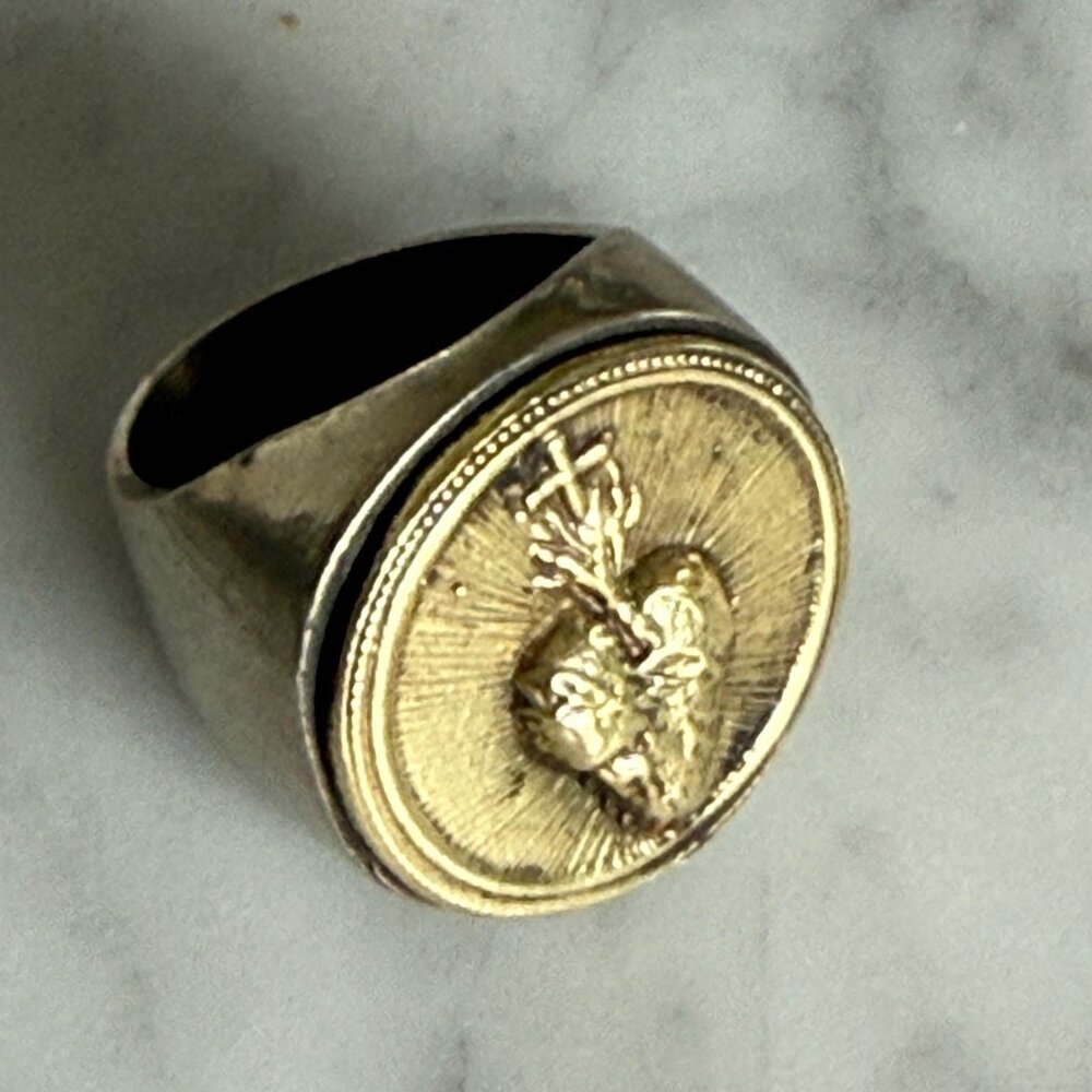 Repop Mfg Co America Sacred Heart Ring